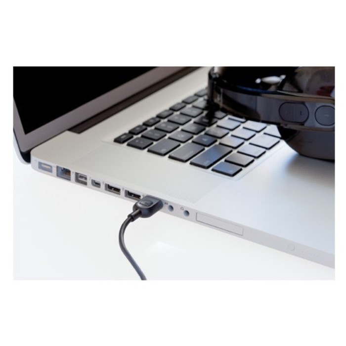 Наушники с микрофоном Logitech H540 черный 1.8м накладные USB оголовье (981-000480) - фото 51361071
