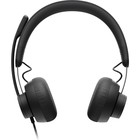 Наушники с микрофоном Logitech Zone Wired UC черный матовый 1.9м накладные USB оголовье (981 10046 - фото 51361075 Наушники с микрофоном Logitech Zone Wired UC черный матовый 1.9м накладные USB оголовье (981 10046 - фото 51361075