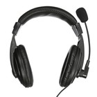 Наушники с микрофоном Оклик HS-M137V черный 1.8м мониторные оголовье (614046) - Фото 3