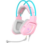 Наушники с микрофоном A4Tech Bloody G575 розовый/голубой 2м мониторные USB оголовье (G575 /S   10046 - фото 51361167