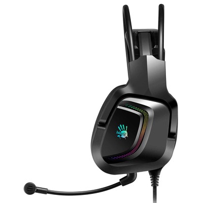 Наушники с микрофоном A4Tech Bloody G575P, мониторные, оголовье, кабель 2 м, 4PIN и USB, чёрные