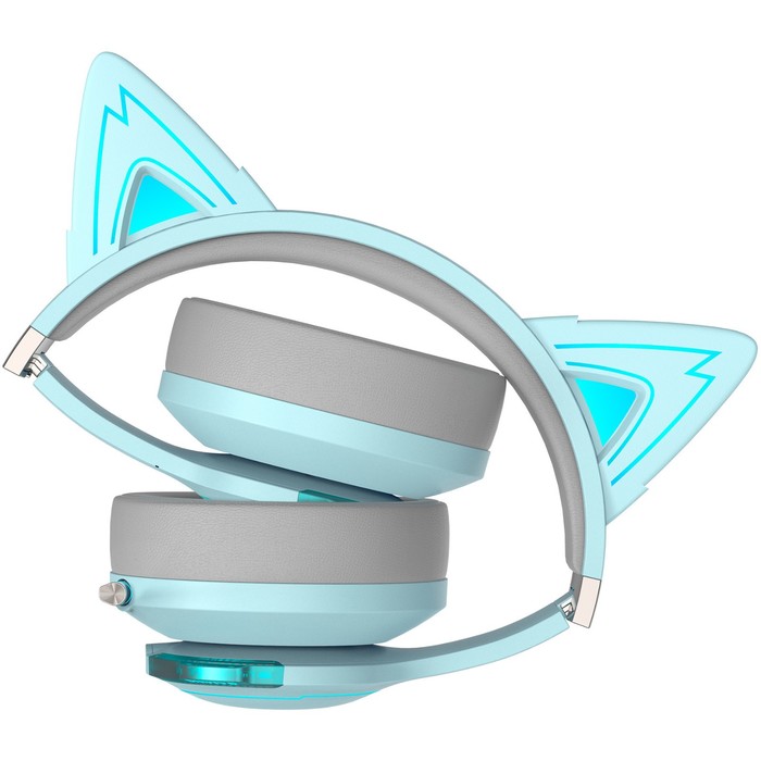 Наушники с микрофоном Edifier G5BT Cat голубое небо/серый мониторные BT оголовье - фото 51361297
