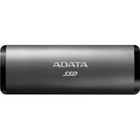Накопитель SSD A-Data USB-C 512GB ASE760-512GU32G2-CTI SE760 1.8" серый - Фото 1