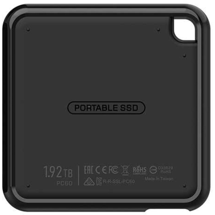 Накопитель SSD Silicon Power USB-C 240GB SP240GBPSDPC60CK PC60 1.8" черный - фото 51361523