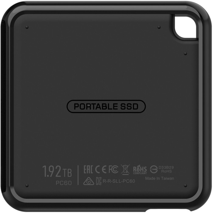 Накопитель SSD Silicon Power USB-C 480GB SP480GBPSDPC60CK PC60 1.8" черный - фото 51361528