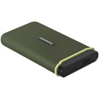 Накопитель SSD Transcend USB-C 500Gb TS500GESD380C темно-зеленый - фото 51361548 Накопитель SSD Transcend USB-C 500Gb TS500GESD380C темно-зеленый - фото 51361548