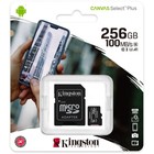 Карта памяти microSDXC 256GB Kingston SDCS2/256GB Canvas Select Plus + adapter - Фото 3
