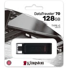 Флеш Диск Kingston 128GB DataTraveler 70 Type-C DT70/128GB USB3.2 черный - Фото 3