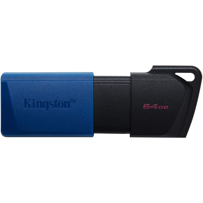 Флеш Диск Kingston 64GB DataTraveler Exodia M DTXM/64GB USB3.0 черный/синий - Фото 1