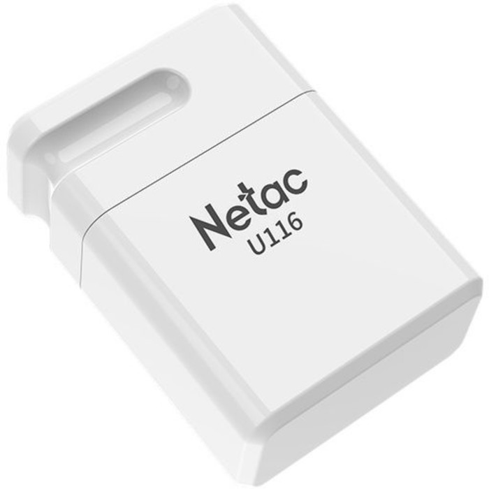 Флеш Диск Netac 64GB U116 NT03U116N-064G-30WH USB3.0 белый - фото 51361602