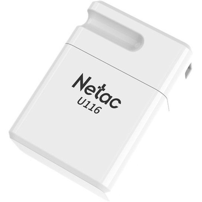 Флеш Диск Netac 64GB U116 NT03U116N-064G-30WH USB3.0 белый - фото 51361603