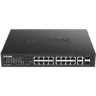 Коммутатор D-Link DES-1018MPV2 16x100Mb 2G 16PoE+ 247W неуправляемый