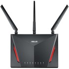 Роутер беспроводной Asus RT-AC86U AC2900 10/100/1000BASE-TX/4G ready черный - фото 51361904