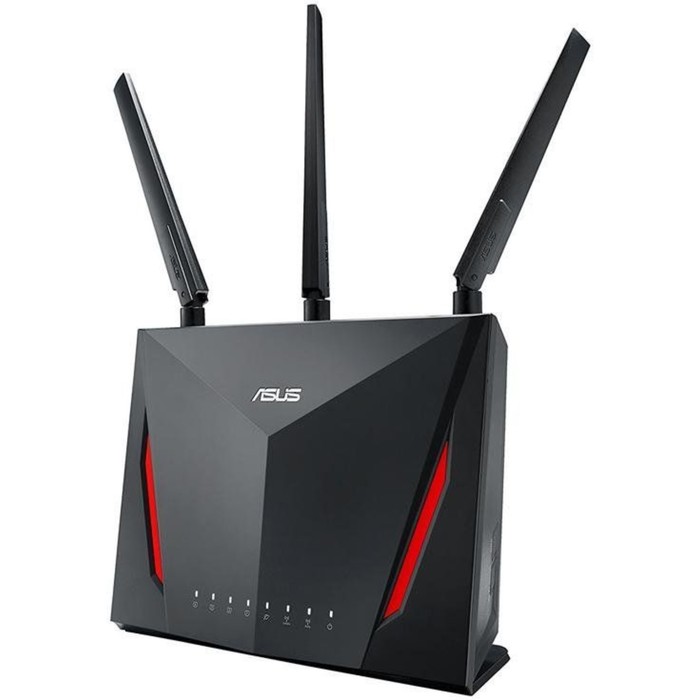 Роутер беспроводной Asus RT-AC86U AC2900 10/100/1000BASE-TX/4G ready черный - фото 51361905