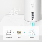 Бесшовный Mesh роутер TP-Link Deco X50-4G(1-pack) AX3000 1000BASE-T белый - фото 51362203 Бесшовный Mesh роутер TP-Link Deco X50-4G(1-pack) AX3000 1000BASE-T белый - фото 51362203