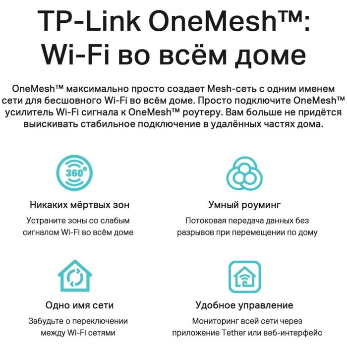 Роутер беспроводной TP-Link Archer AX10 AX1500 10/100/1000BASE-TX черный - фото 51362228