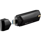 Сетевой адаптер WiFi Asus USB-AX56 AX1800 USB 3.0 (ант.внеш.несъем.) - Фото 4