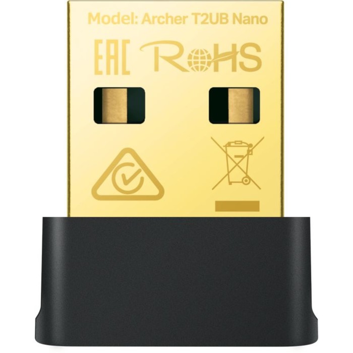 Сетевой адаптер WiFi TP-Link Archer T2UB Nano AC600 USB 2.0 (ант.внутр.) 1ант.