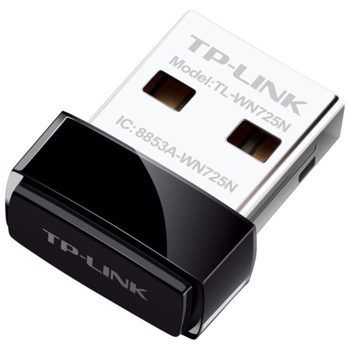 Сетевой адаптер WiFi TP-Link TL-WN725N N150 USB 2.0 - Фото 1