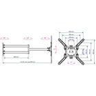 Кронштейн для телевизора Kromax DIX-25 черный 24"-55" макс.20кг настенный поворотно-выдвижно 10047 - фото 51436405 Кронштейн для телевизора Kromax DIX-25 черный 24"-55" макс.20кг настенный поворотно-выдвижно 10047 - фото 51436405