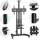 Подставка для телевизора Onkron TS1881 Elift черный 50"-86" макс.45кг напольный наклон - фото 51436582