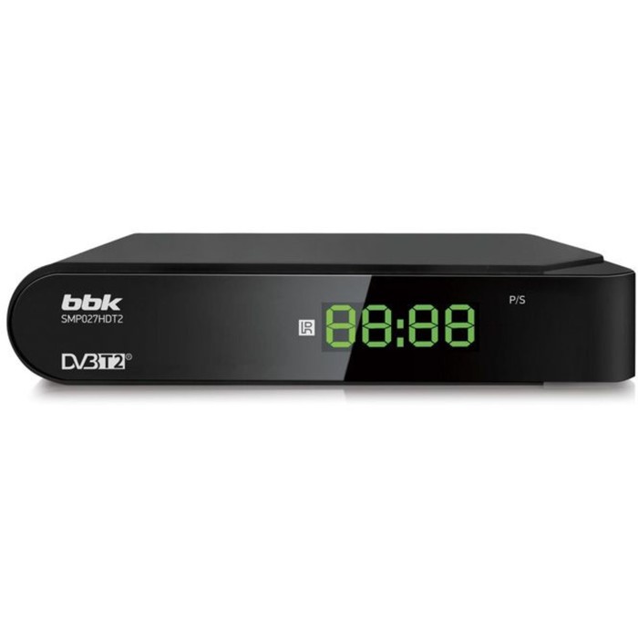 Ресивер DVB-T2 BBK SMP027HDT2 черный - Фото 1