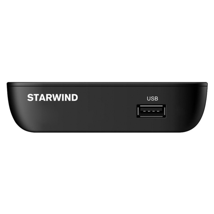 Ресивер DVB-T2 Starwind CT-160 черный - Фото 1