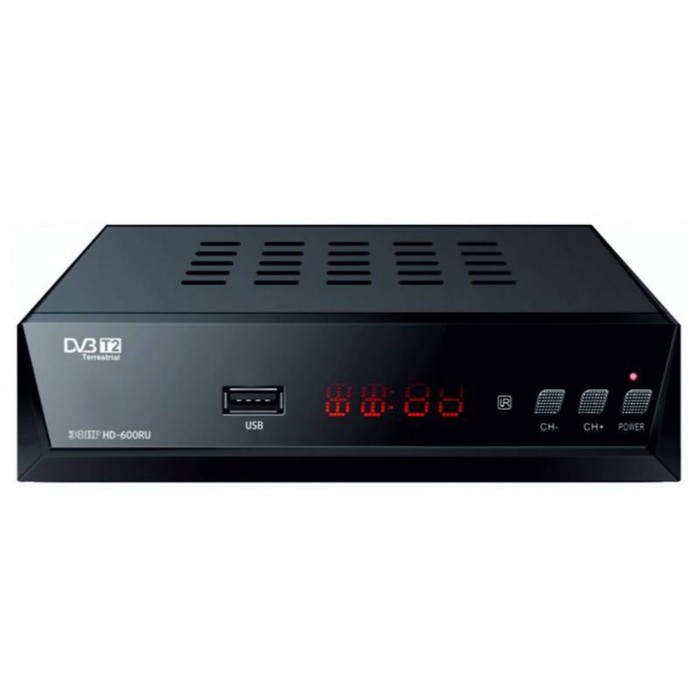 Ресивер DVB-T2 Сигнал Эфир HD-600RU черный - Фото 1