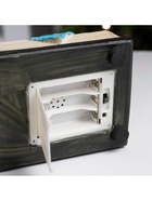 Светодиодная фигура «Праздничный вечер» 19×15×12 см, полистоун, батарейки ААх3 (не в комплекте), USB, свечение мульти - фото 23559848