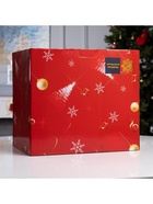 Светодиодная фигура «Новогодняя площадь» 30×26.5×20 см, полистоун, от батареек ААх3, USB, свечение мульти - фото 23559860