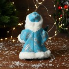 Дед Мороз "В узорчатой шубке с ёлочкой" 19 см, голубой - фото 3911222