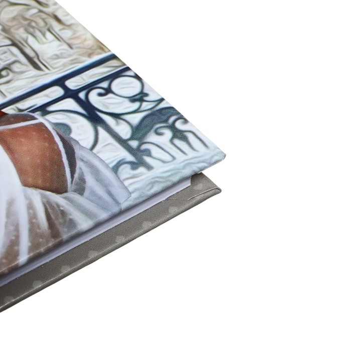Записная книжка, А6, 80 листов, в клетку, "Окно в Париж", твердая обложка, глянцевая ламинация, блок офсет 60г/м2 - фото 1906401522