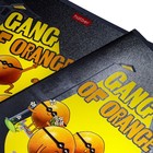 Тетрадь 48 листов клетка "Апельсиновая банда", обложка мелованный картон, выборочный матовый лак, блок 65 г/м2, 5В МИКС 9942163