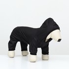 Комбинезон для животных, без подклада, размер L, чёрный - фото 22923302