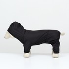 Комбинезон для животных, без подклада, размер L, чёрный - фото 22923303