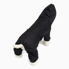 Комбинезон для животных, без подклада, размер L, чёрный - фото 22923304