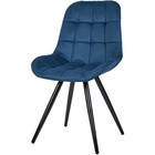 Стул обеденный Polini Home Verona SM, цвет синий-чёрный - Фото 1