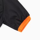 Комбинезон для животных, без подклада, размер S, чёрный-оранжевый - фото 22923360