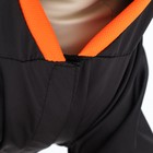 Комбинезон для животных, без подклада, размер S, чёрный-оранжевый - фото 22923355