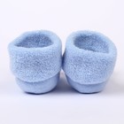 Набор носков для новорождённых 2 пары (4 шт.), махровые от 0 до 6 мес., цвет голубой/белый - фото 24293294