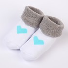 Набор носков для новорождённых 2 пары (4 шт.), махровые от 0 до 6 мес., цвет бирюзовый - Фото 4
