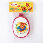 Мочалка детская Три кота «Карамелька» размер 15х10см - фото 26052801