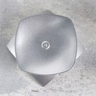 Подсвечник "Кварта Н" металл на одну свечу, 9,5х3 см, серебро - Фото 3
