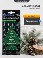 Ароматизатор подвесной Grand Caratt Елка, Новогодний лес - Фото 1
