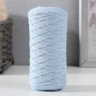 Шнур для вязания без сердечника 70% хлопок, 30% полиэстер 1мм 200м/65±10гр (17-светло-голуб) - фото 11046736