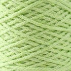 Шнур для вязания без сердечника 70% хлопок, 30% полиэстер 1мм 200м/65±10гр (20-салатовый) - Фото 3