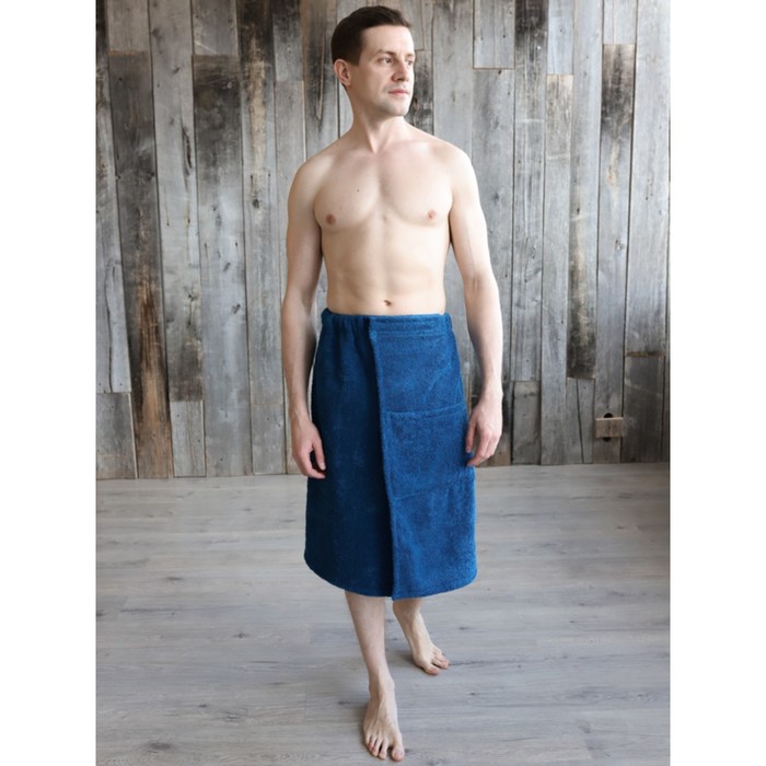 

Килт махровый мужской Bio-Textiles, размер 70x140 см, цвет тёмно-синий