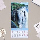 Календарь перекидной на ригеле "Водопады. Мудрецы и философы" 2024 год, 16,5х34 см - Фото 2