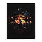 Тетрадь 48 листов в клетку Calligrata "Луна", обложка мелованный картон, ТВИН-лак, тиснение фольгой, блок офсет МИКС - фото 24343450