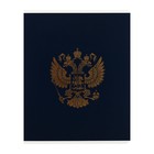 Тетрадь 48 листов в клетку Calligrata "ГосСимволика", обложка мелованный картон, ТВИН-лак, тиснение фольгой, блок офсет МИКС - фото 24319779